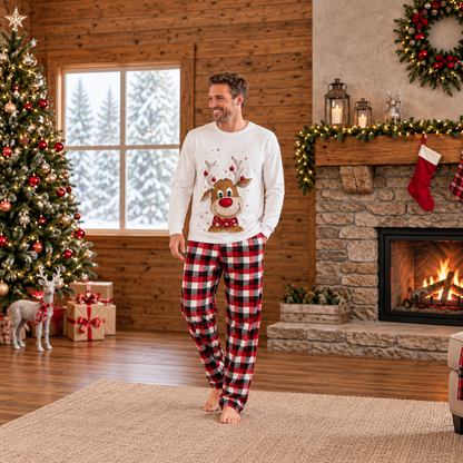 Reindeer Family Matching Christmas Pyjamas