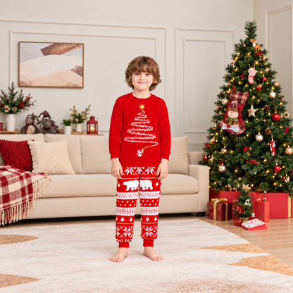 Christmas Tree Glow Family Matching Pyjamas