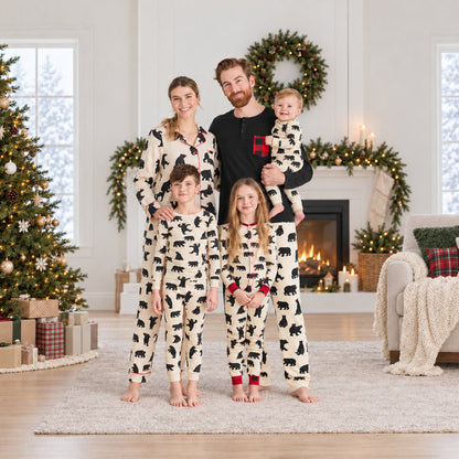 Dancing Bear Family Matching Christmas Pyjamas
