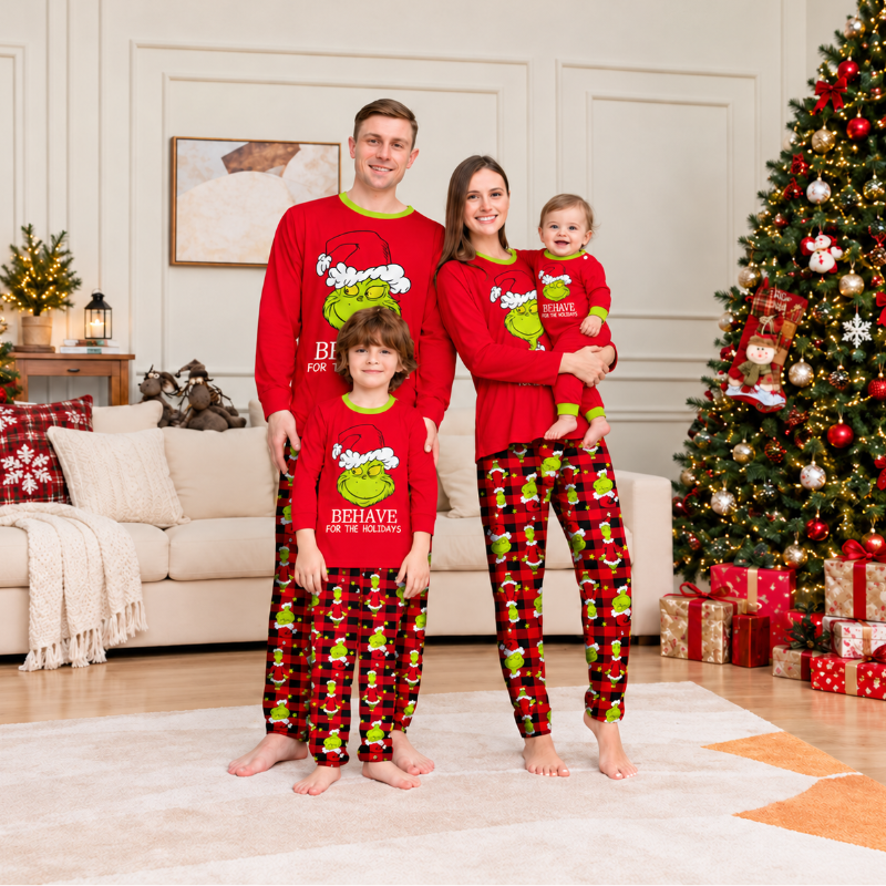 Holiday Mischief Family Matching Pyjamas