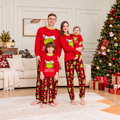 Holiday Mischief Family Matching Pyjamas