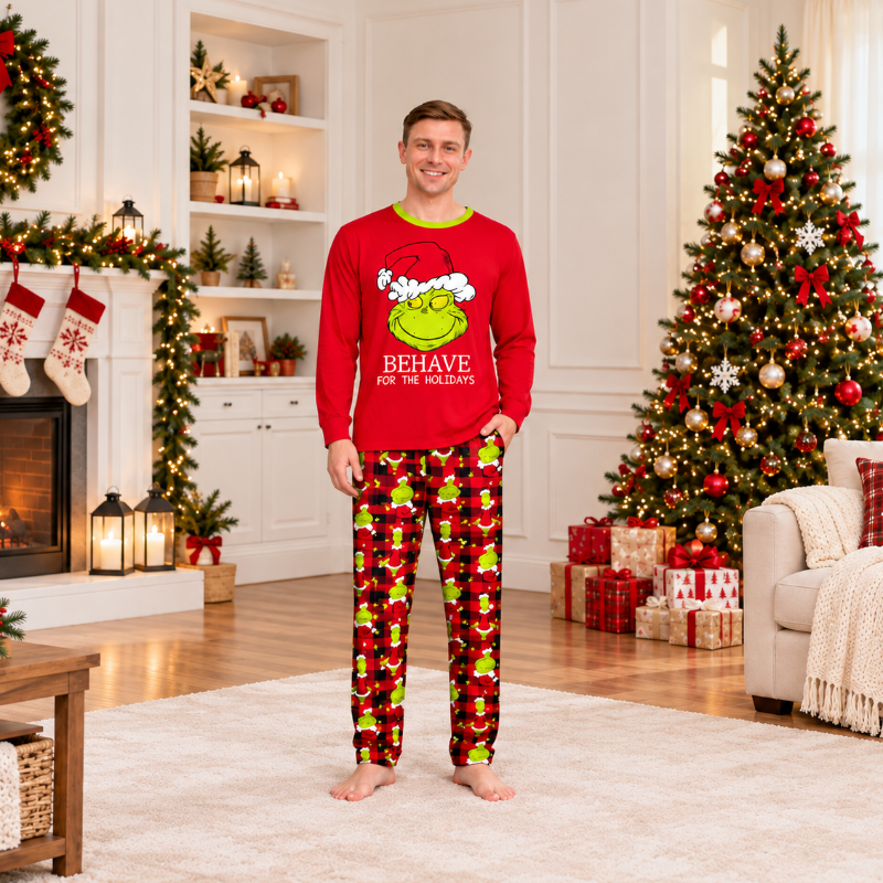 Holiday Mischief Family Matching Pyjamas