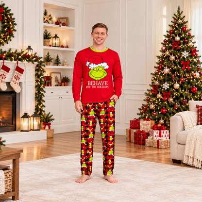 Holiday Mischief Family Matching Pyjamas