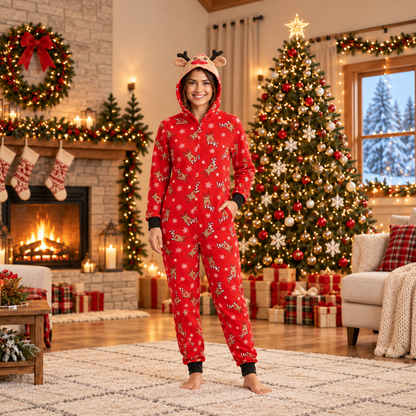 Reindeer Snuggle Matching Family Onesies