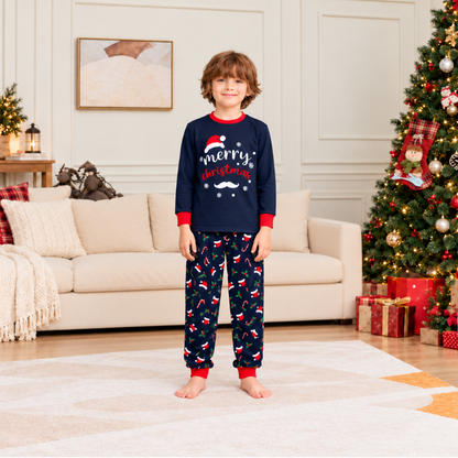 Santa Hat Family Matching Christmas Pyjamas