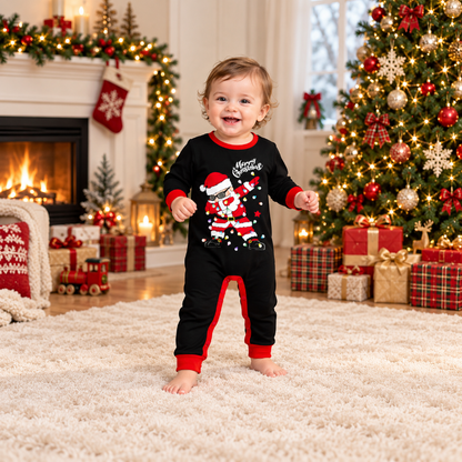 Santa Dab Family Matching Christmas Pyjamas